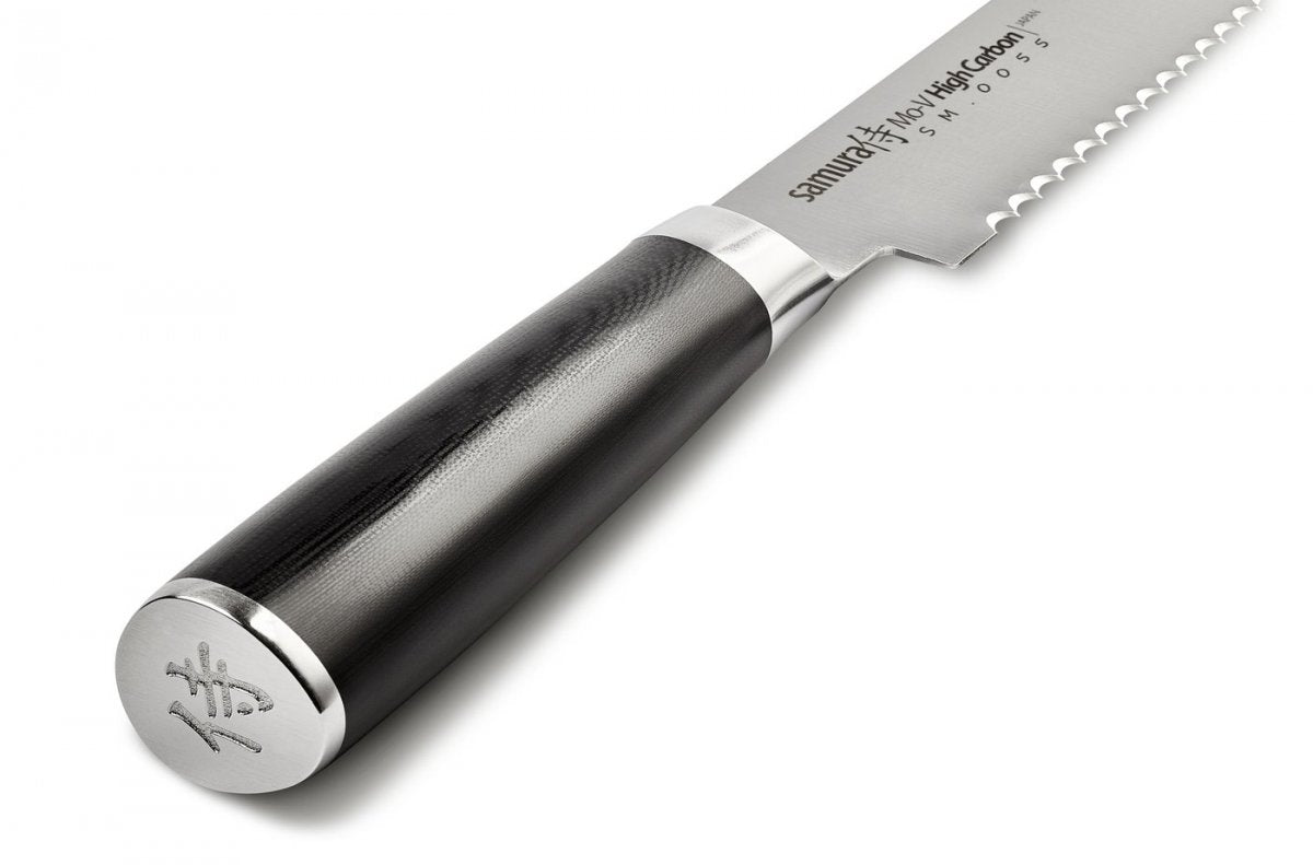 Cuțit Samura Mo-V p/u pâine 9"/230mm, AUS-8 HRC-58