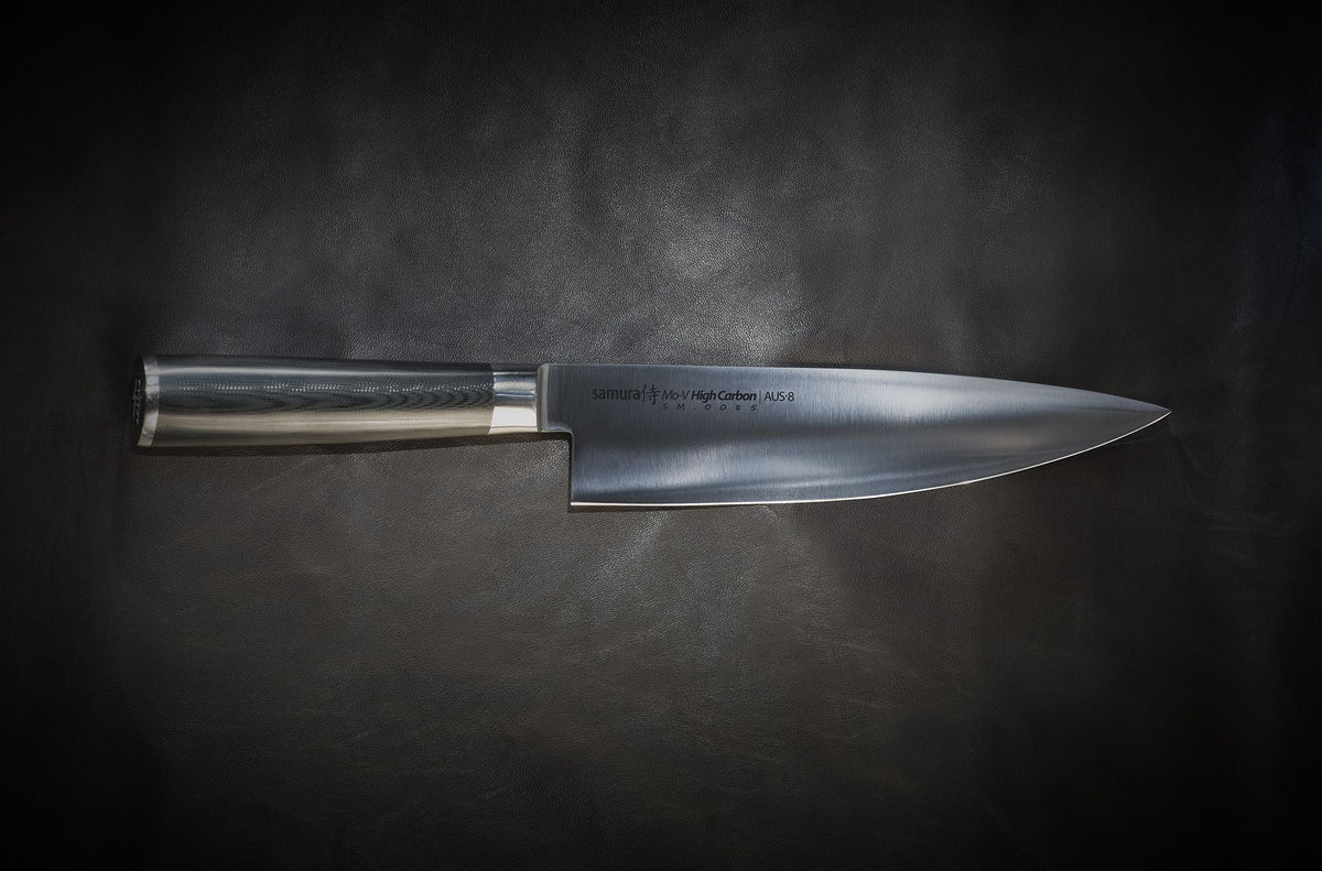 Cuțit Samura Mo-V Chef 8"/200mm, AUS-8 HRC-58