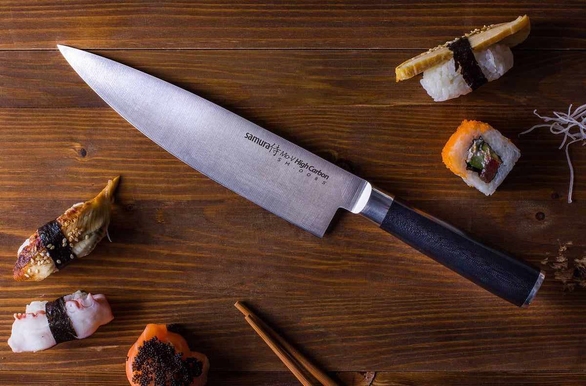 Cuțit Samura Mo-V Chef 8"/200mm, AUS-8 HRC-58