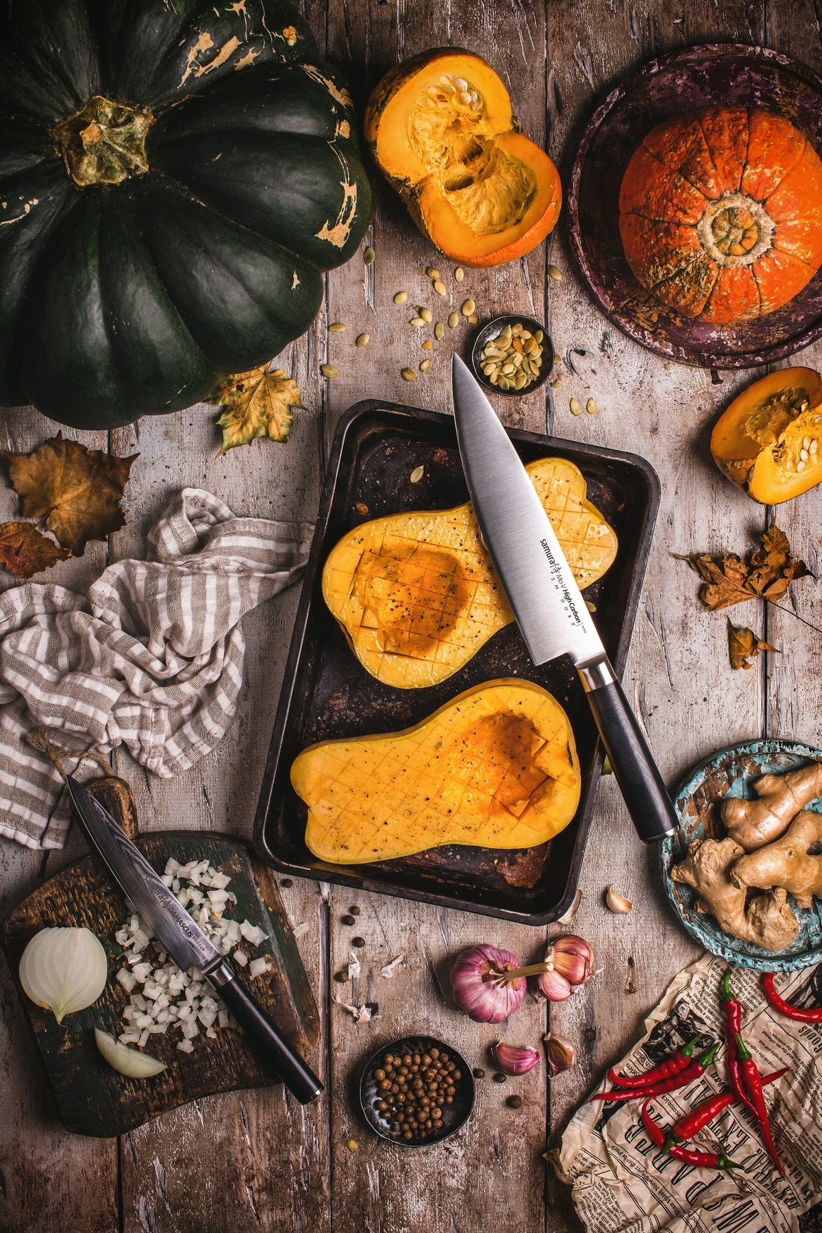Cuțit Samura Mo-V Chef 8"/200mm, AUS-8 HRC-58