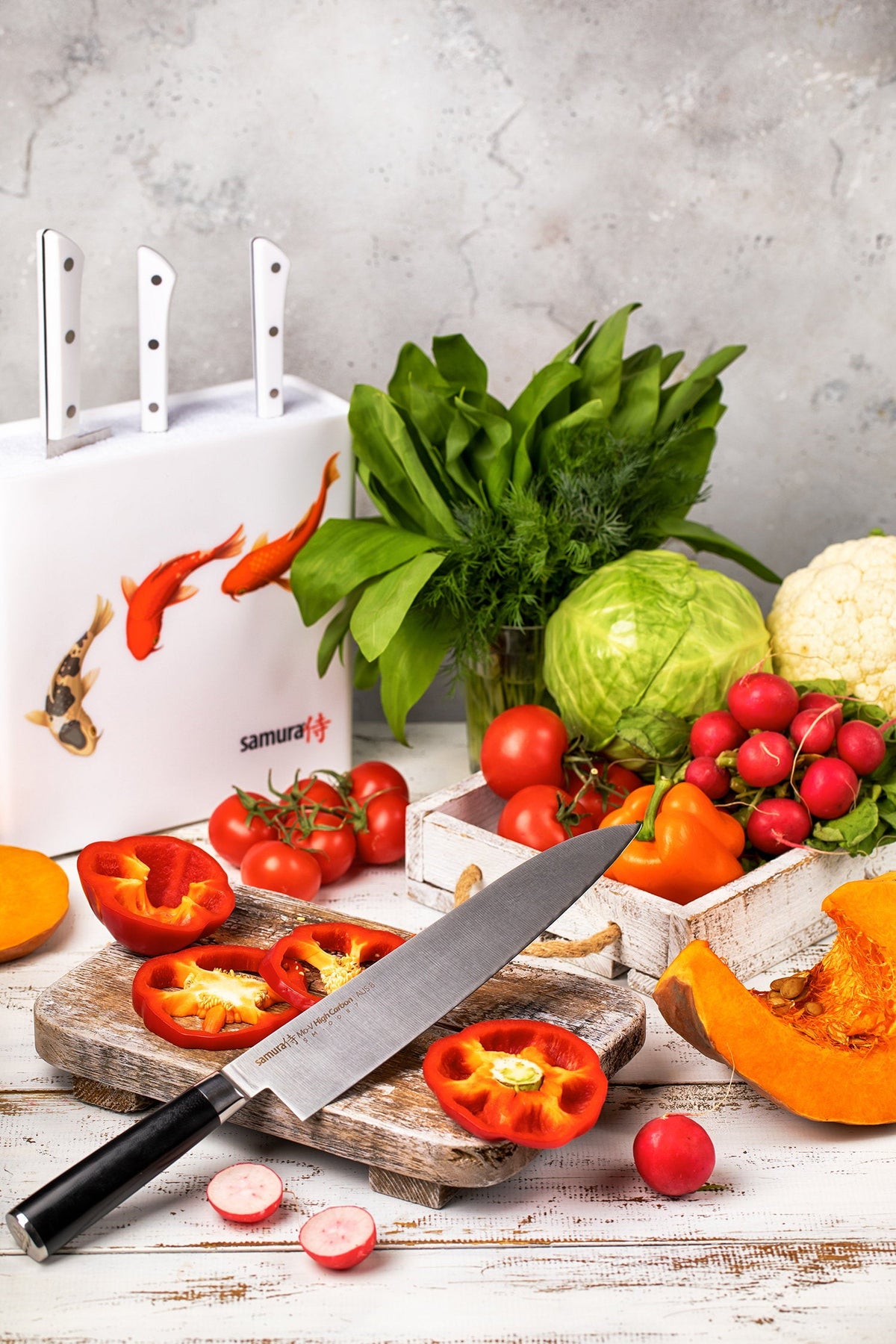 Cuțit Samura Mo-V Grand Chef 9.4"/240mm AUS-8 HRC-58