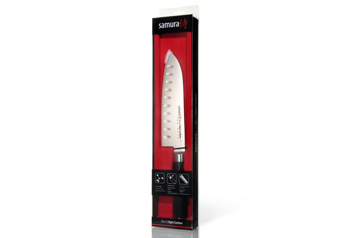 Cuțit Samura Mo-V Santoku 7"/180mm, AUS-8 HRC-58