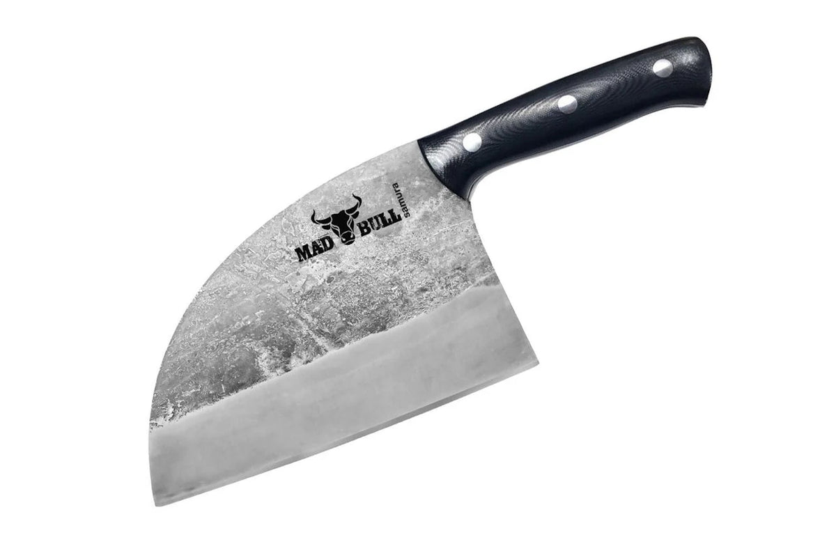 Satâr sârbesc Samura Mad Bull negru 7"/180mm, AUS-8 HRC-59