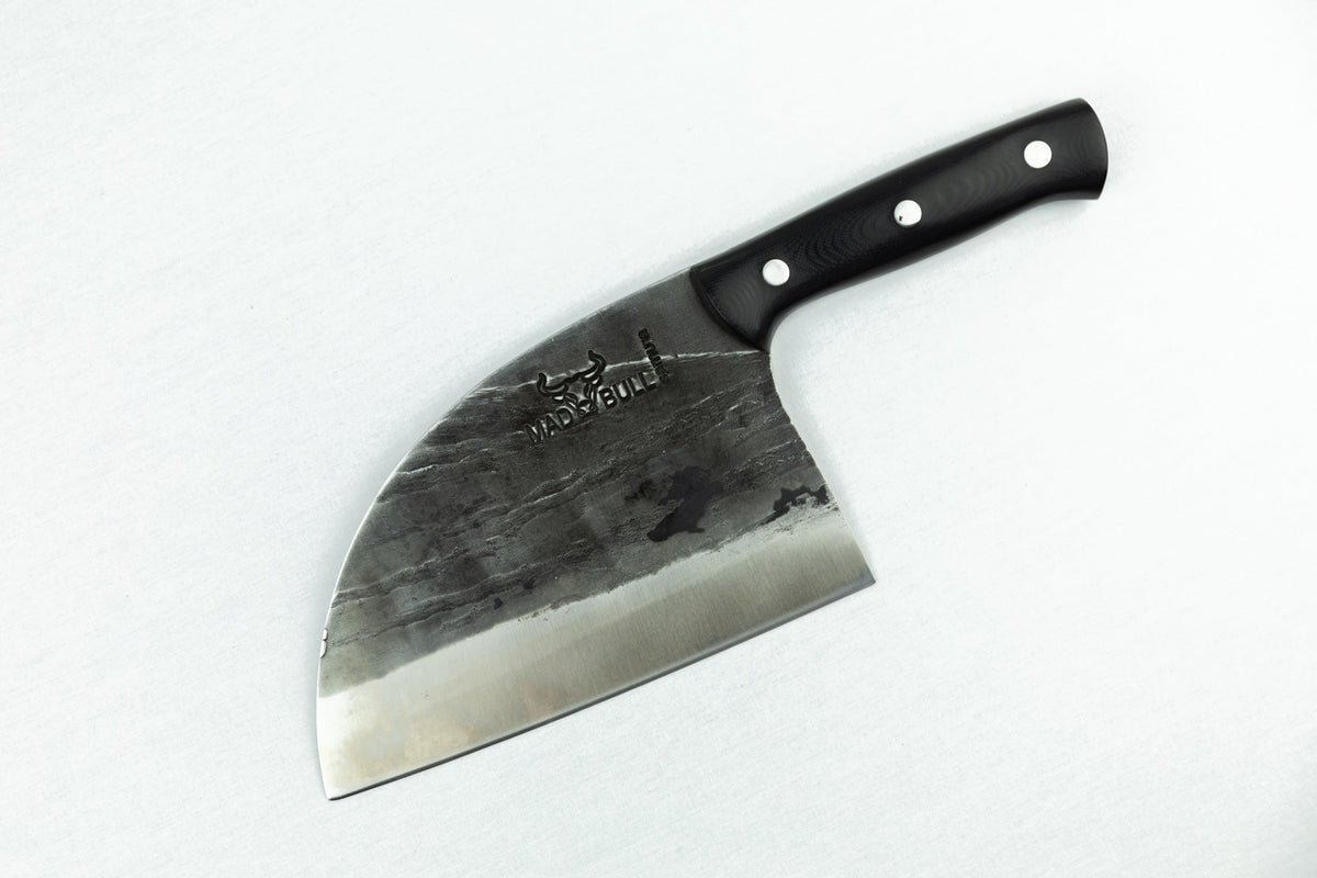 Satâr sârbesc Samura Mad Bull negru 7"/180mm, AUS-8 HRC-59