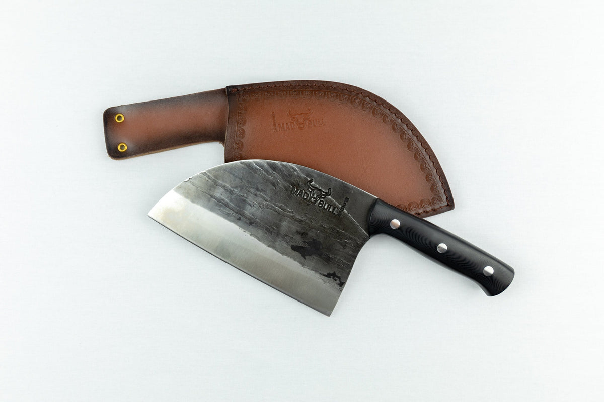 Satâr sârbesc Samura Mad Bull negru 7"/180mm, AUS-8 HRC-59