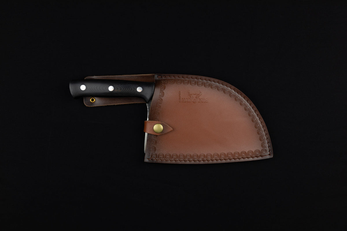 Satâr sârbesc Samura Mad Bull negru 7"/180mm, AUS-8 HRC-59