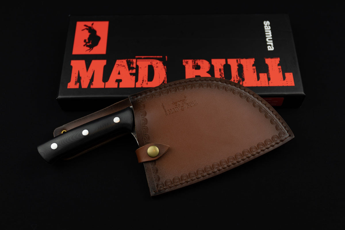 Satâr sârbesc Samura Mad Bull negru 7"/180mm, AUS-8 HRC-59