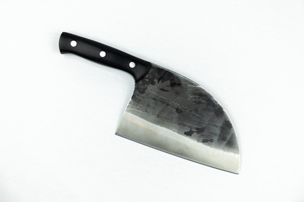 Satâr sârbesc Samura Mad Bull negru 7"/180mm, AUS-8 HRC-59