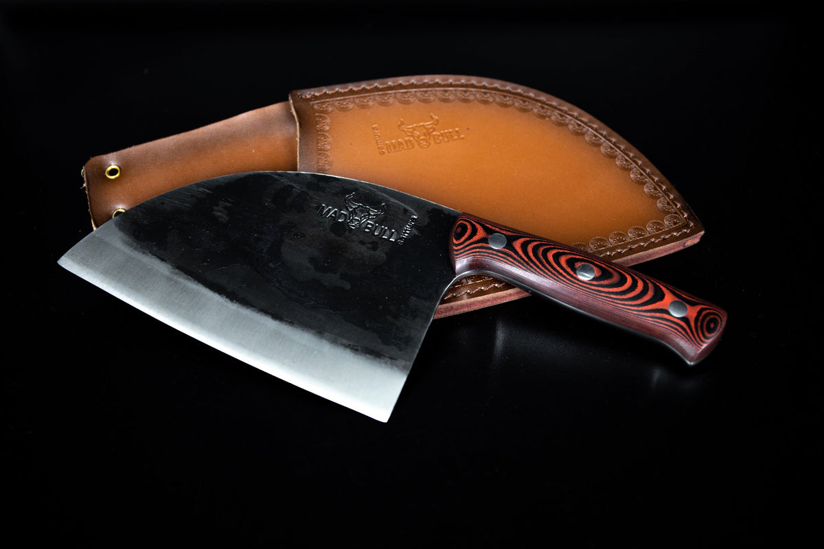 Satâr sârbesc Samura Mad Bull roșu 7"/180mm, AUS-8 HRC-59