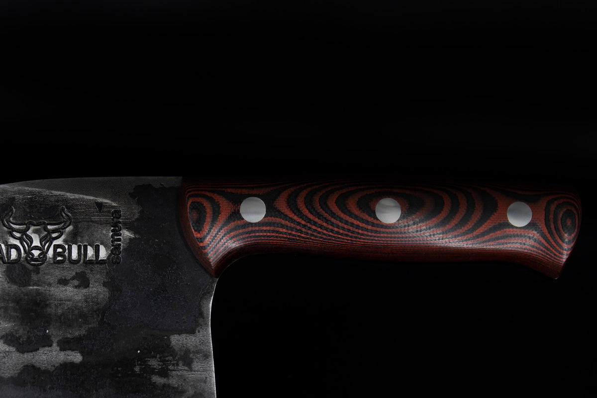 Satâr sârbesc Samura Mad Bull roșu 7"/180mm, AUS-8 HRC-59
