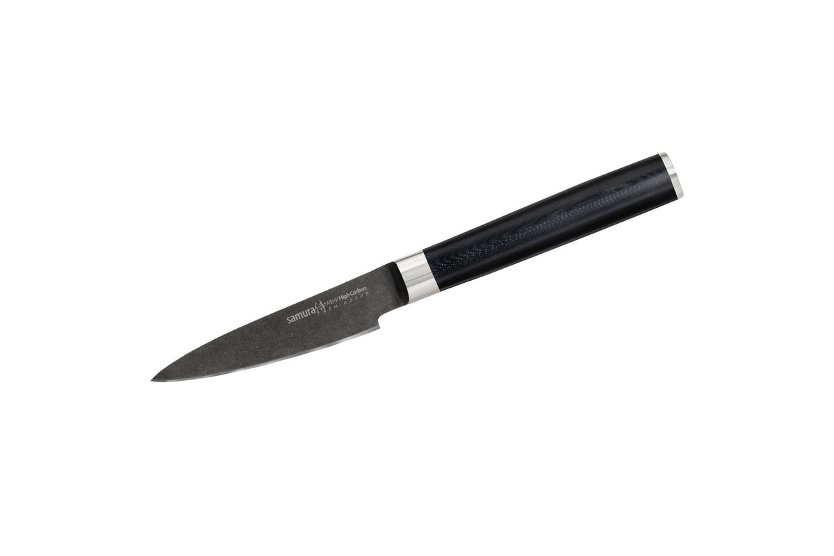 Cuțit Samura Mo-V Stonewash fructe&legume 3.5"/90mm, AUS-8 HRC-58
