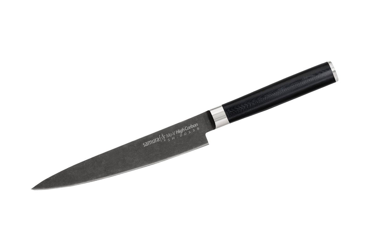 Cuțit Samura Mo-V Stonewash universal 6"/150mm, AUS-8 HRC-58