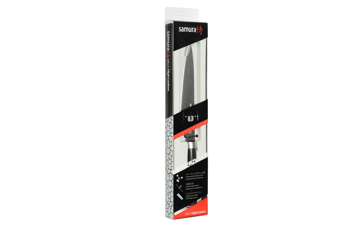 Cuțit Samura Mo-V Stonewash universal 6"/150mm, AUS-8 HRC-58