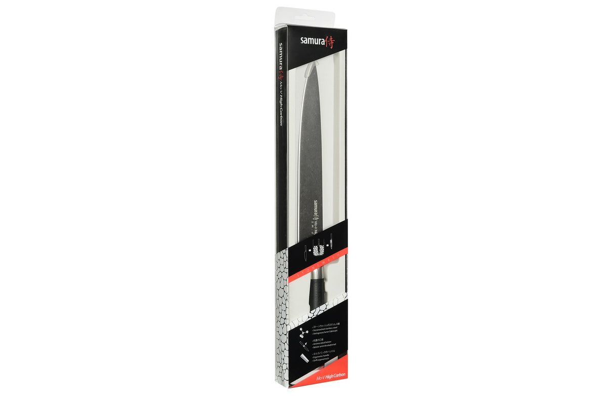Cuțit Samura Mo-V Stonewash feliator 9"/230mm, AUS-8 HRC-58