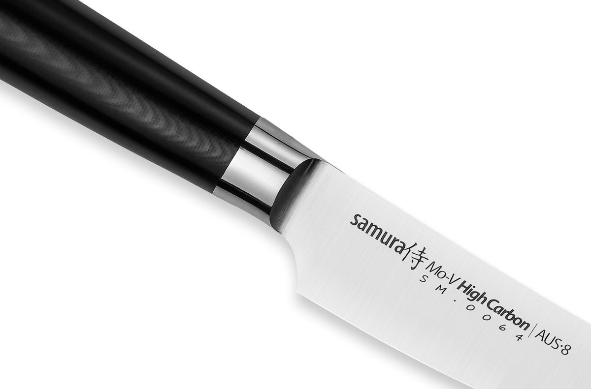 Cuțit Samura Mo-V mic pt macelar 6.1"/155mm, AUS-8 HRC-59