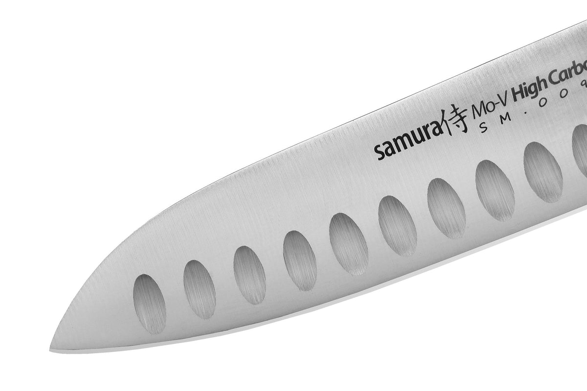 Cuțit Samura Mo-V Santoku mic 5.4"/138mm AUS-8 HRC-58
