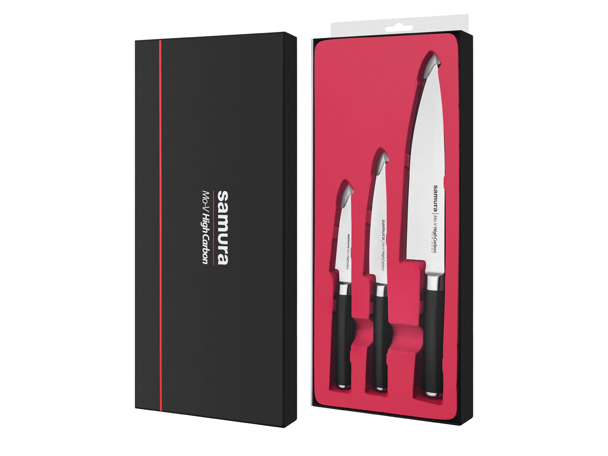Set cuțite Samura Mo-V 3 buc. AUS-8 HRC-58