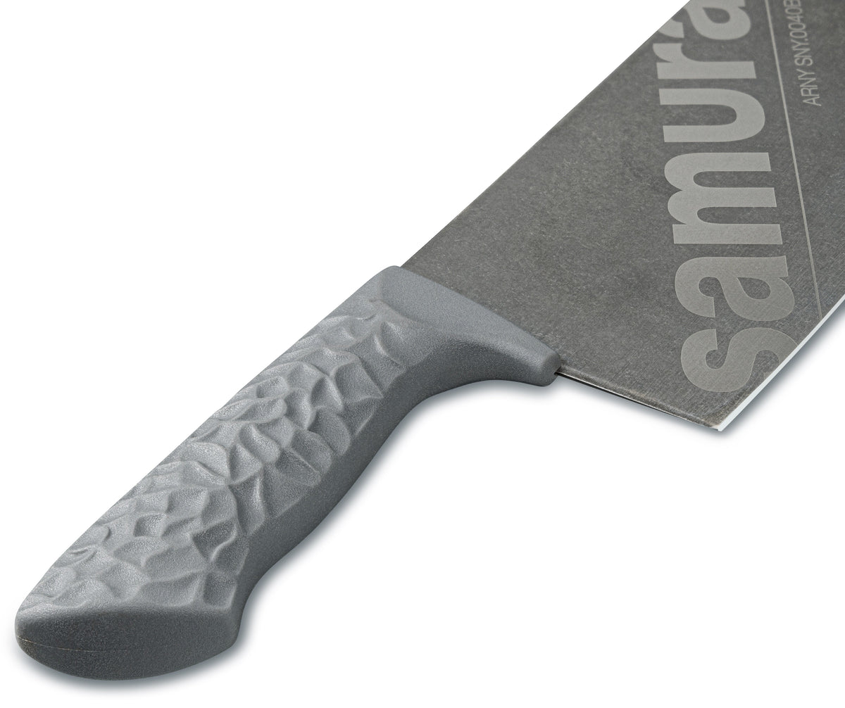 Cuțit bucatar Chef asiatic Samura Arny Stonewash 8.2"/209 mm miner gri, AUS-8 HR
