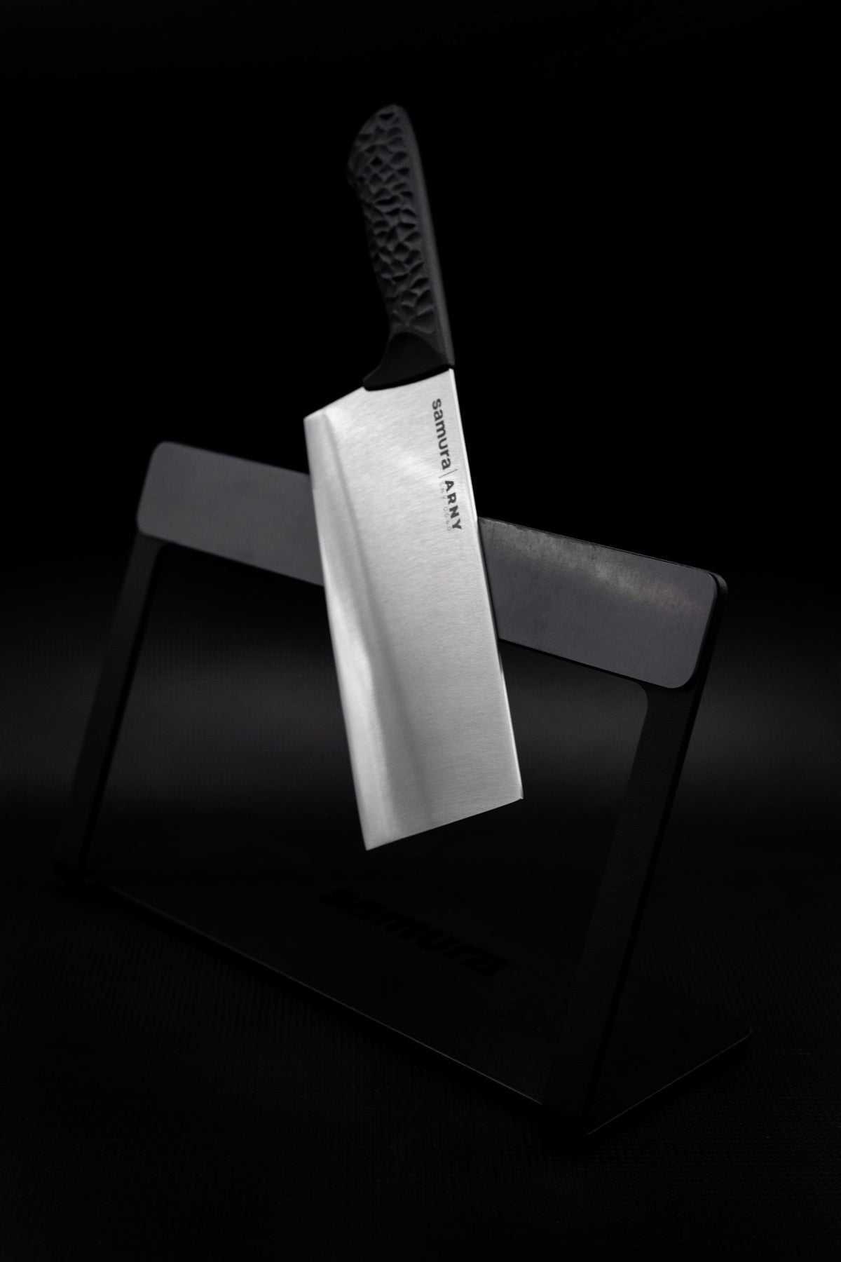 Cuțit bucatar Chef asiatic Samura Arny miner negru 8.2"/209mm, AUS-8 HRC-59