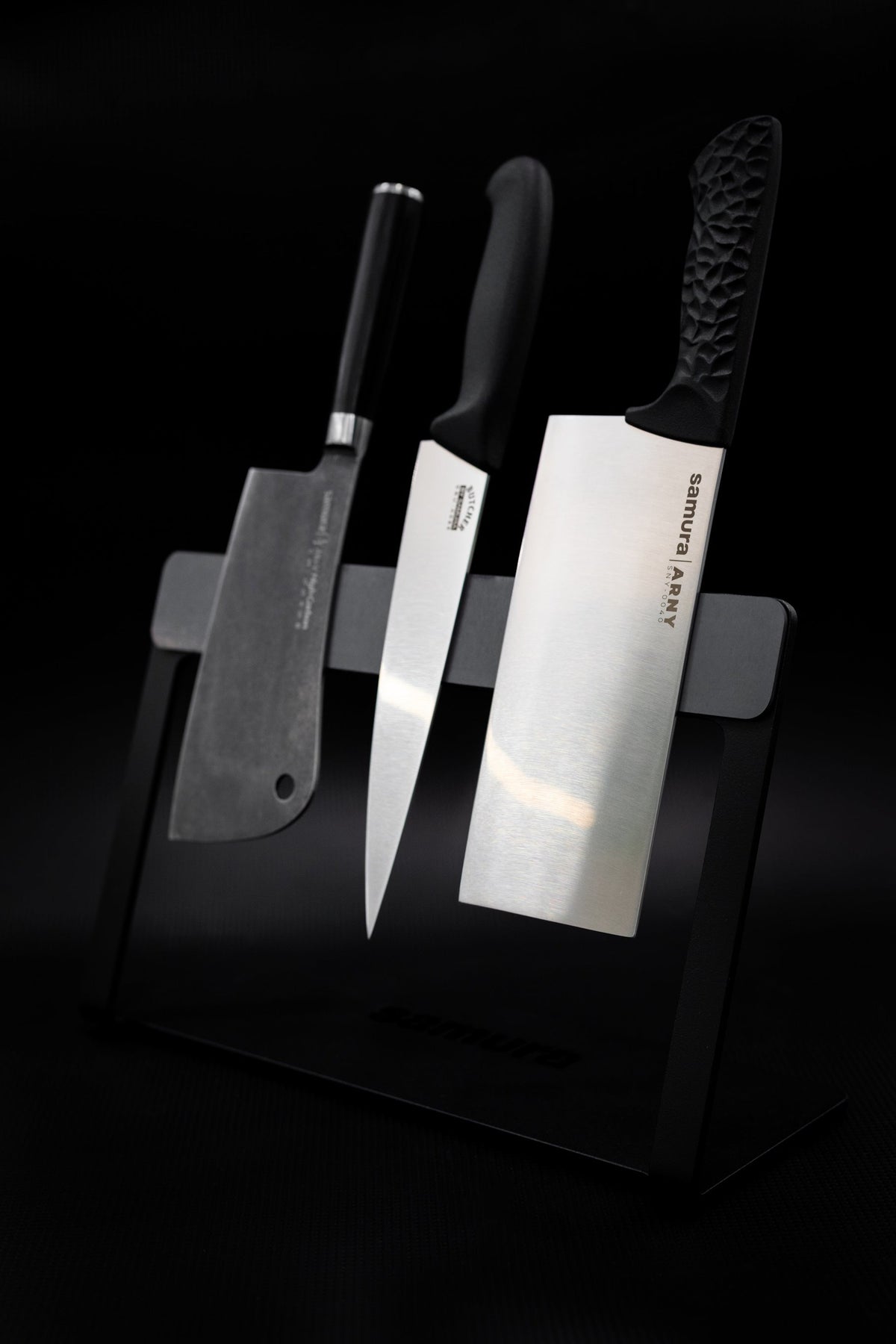 Cuțit bucatar Chef asiatic Samura Arny miner negru 8.2"/209mm, AUS-8 HRC-59