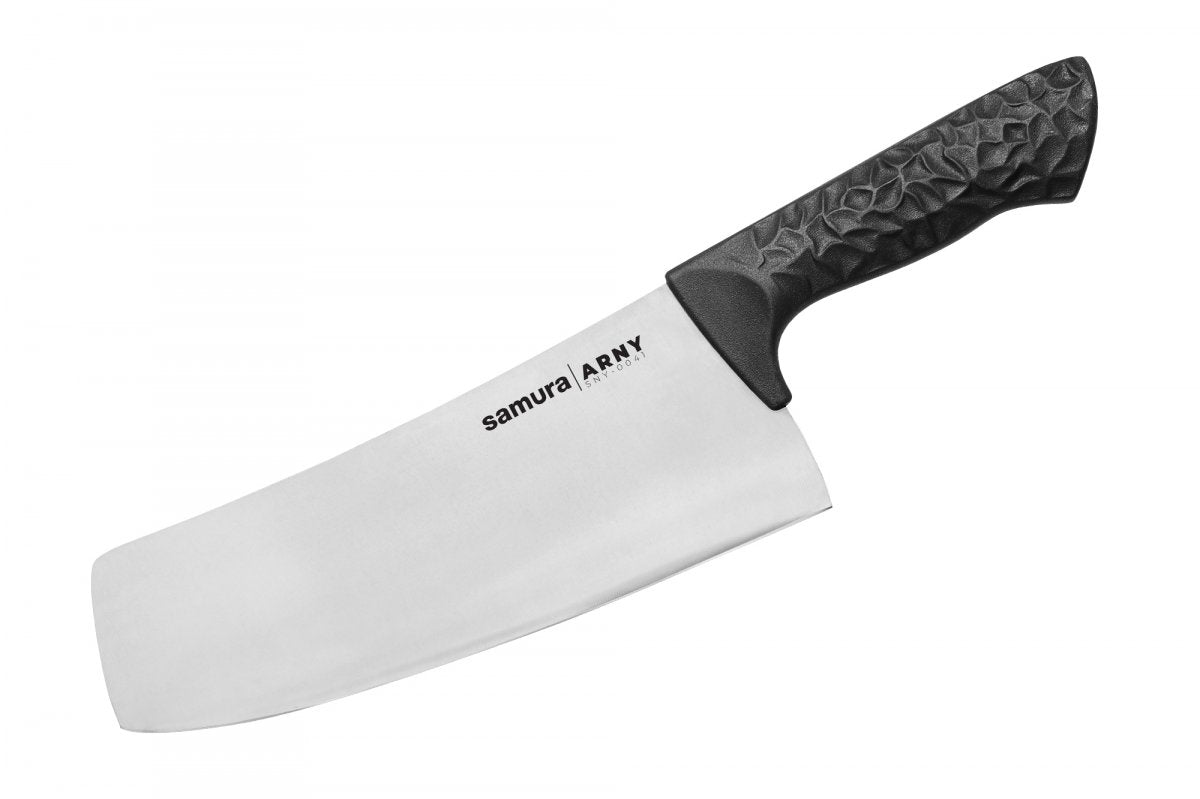 Cuțit bucatar Chef asiatic Samura Arny miner negru 8.2"/208mm, AUS-8 HRC-59