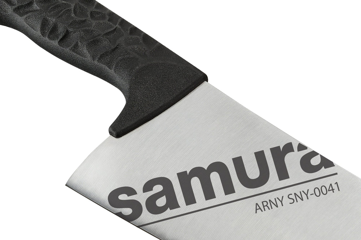 Cuțit bucatar Chef asiatic Samura Arny miner negru 8.2"/208mm, AUS-8 HRC-59