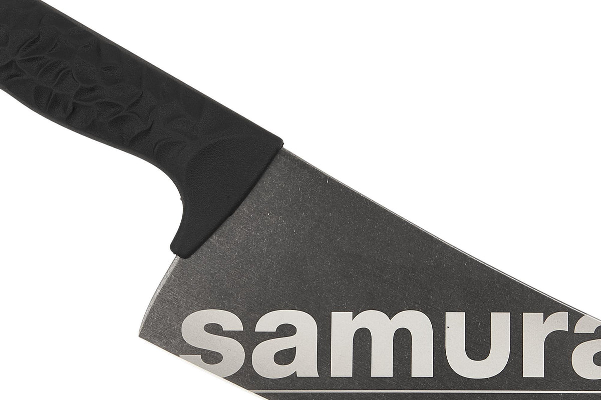Cuțit bucatar Chef asiatic Samura Arny Stonewash miner negru 8.2"/208mm AUS-8 HRC-59