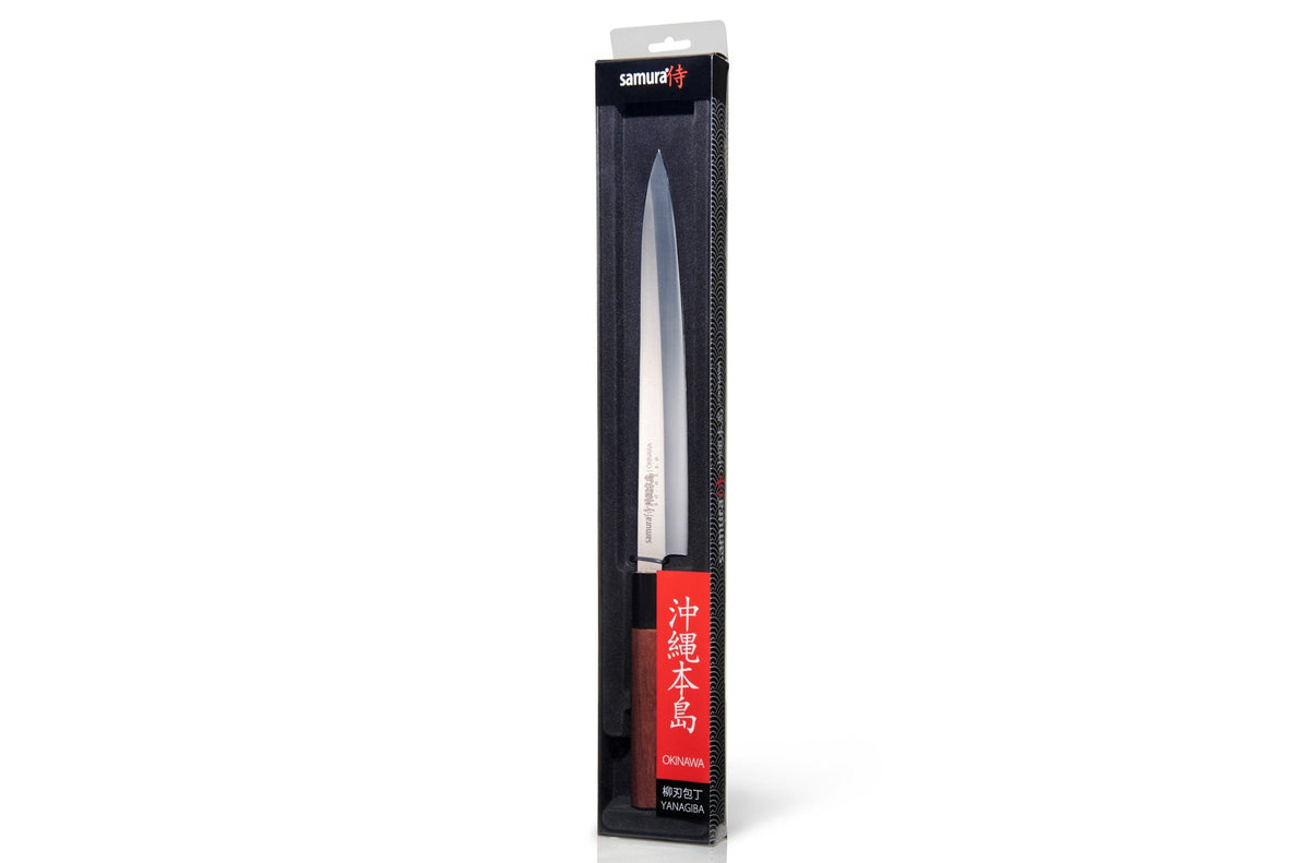 Cuțit Samura Okinawa Yanaghiba 9.4"/240mm, AUS-8 HRC-58