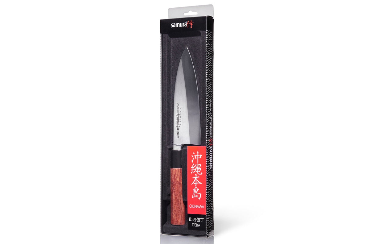 Cuțit Samura Okinawa Deba 6.7"/170mm, AUS-8 HRC-58