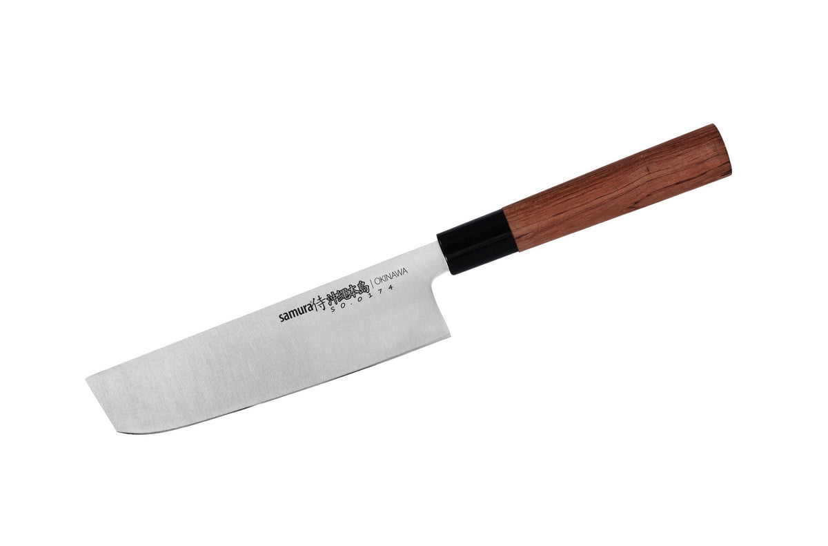 Cuțit Samura Okinawa Nakiri 6.8"/172mm, AUS-8 HRC-58