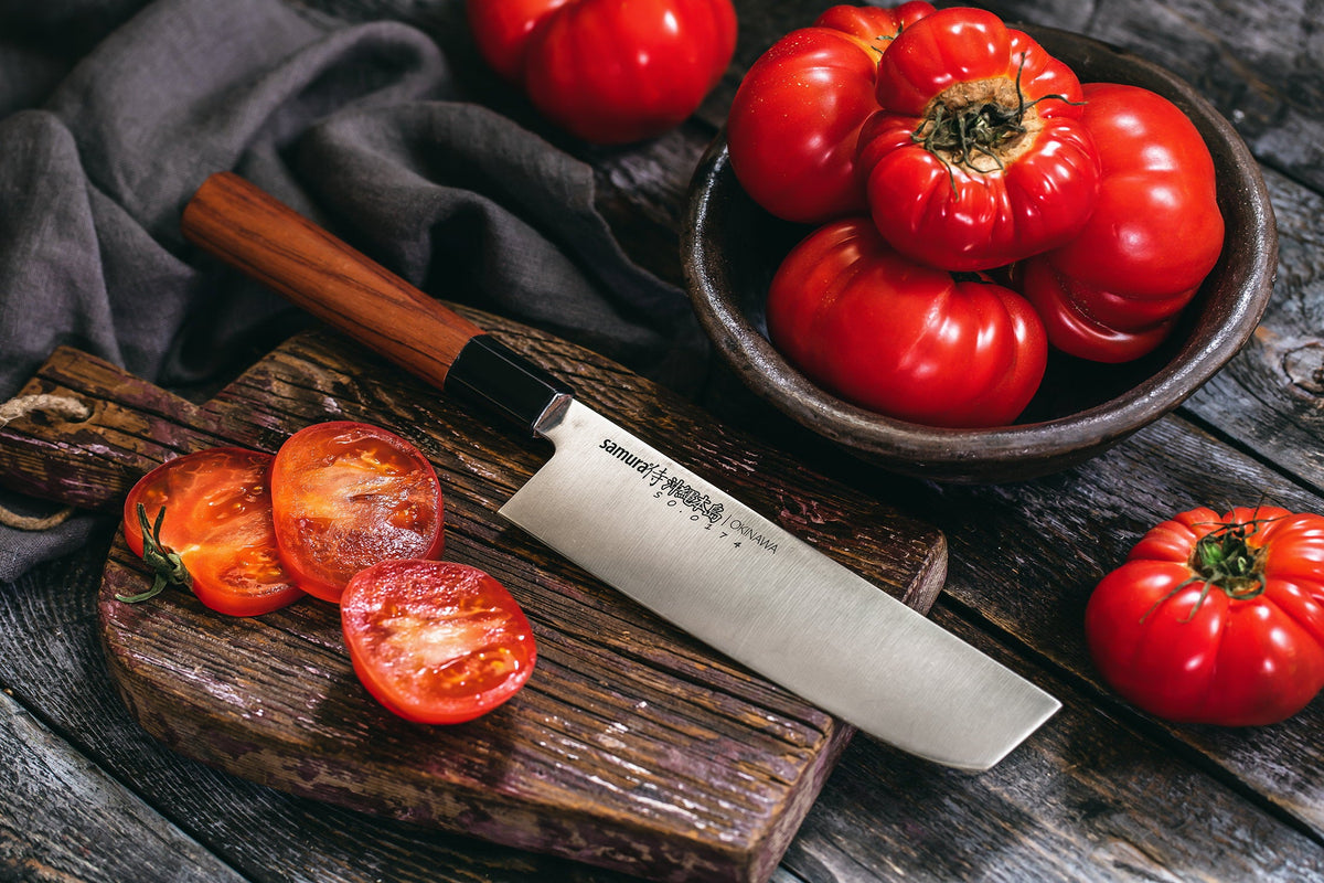 Cuțit Samura Okinawa Nakiri 6.8"/172mm, AUS-8 HRC-58