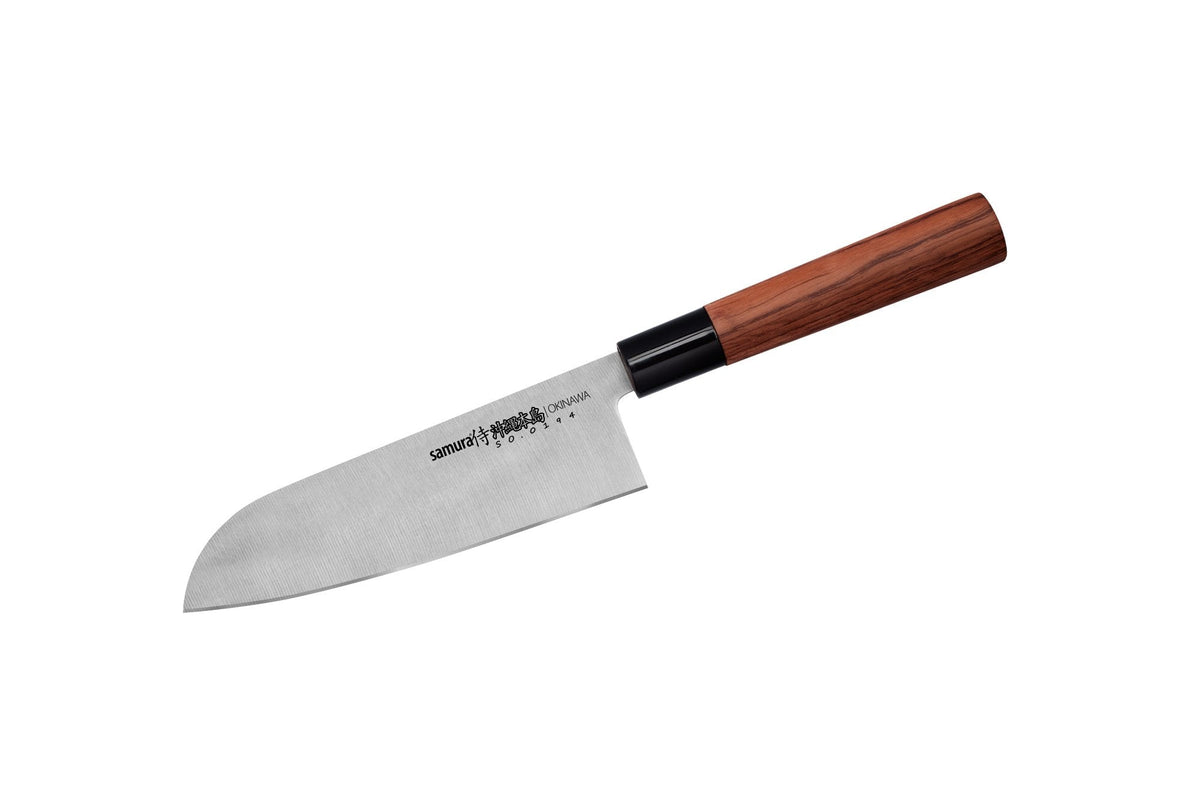 Cuțit Samura Okinawa Santoku 6.9"/175mm, AUS-8 HRC-58