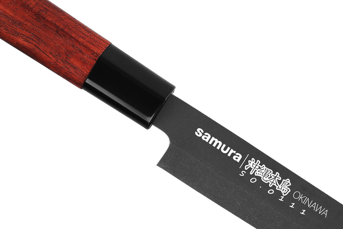 Cuțit Samura Okinawa Stonewash Yanaghiba 10.6"/270mm, AUS-8 HRC-58