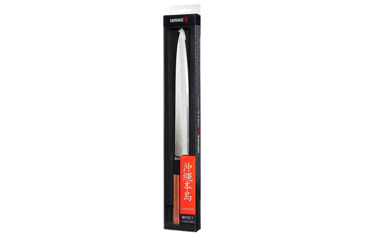 Cuțit Samura Okinawa Yanaghiba 10.6"/270mm, AUS-8 HRC-58