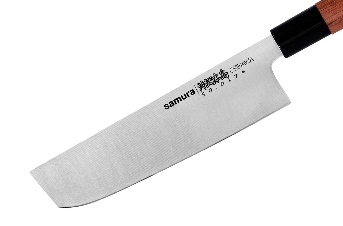 Cuțit Samura Okinawa Nakiri 6.8"/172mm, AUS-8 HRC-58