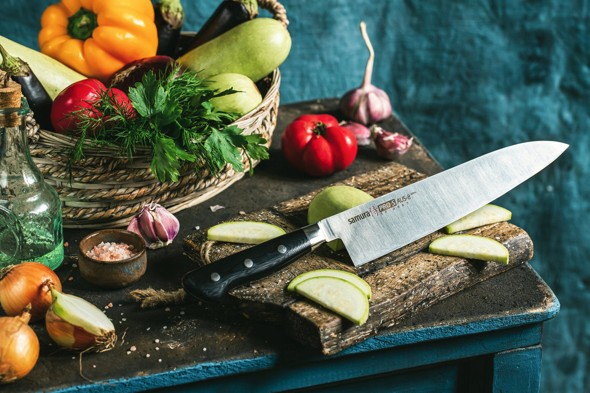 Cuțit Samura Pro-S Grand Chef 9.4"/240mm, AUS-8 HRC-58