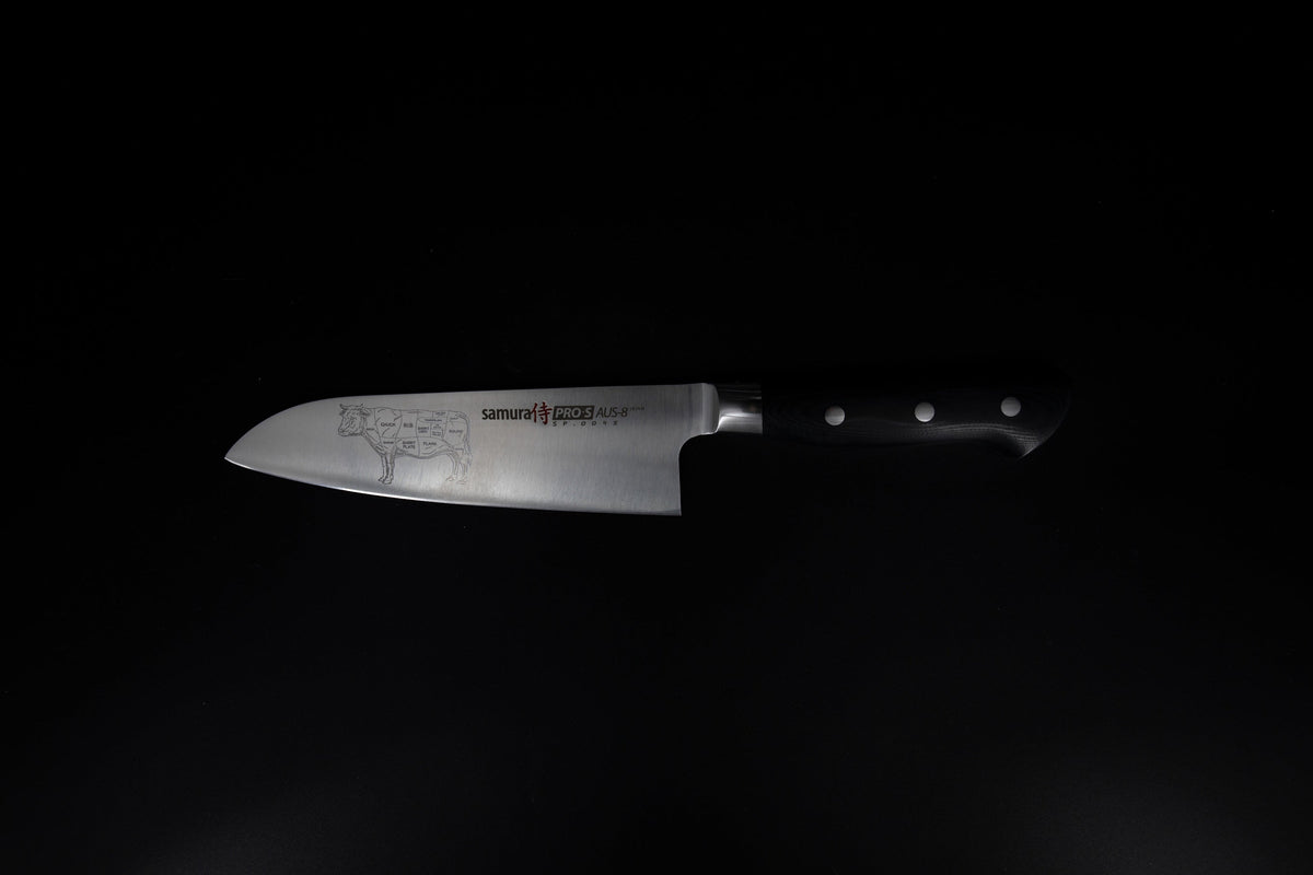Cuțit Samura Pro-S Santoku 7"/175mm, AUS-8 HRC-58