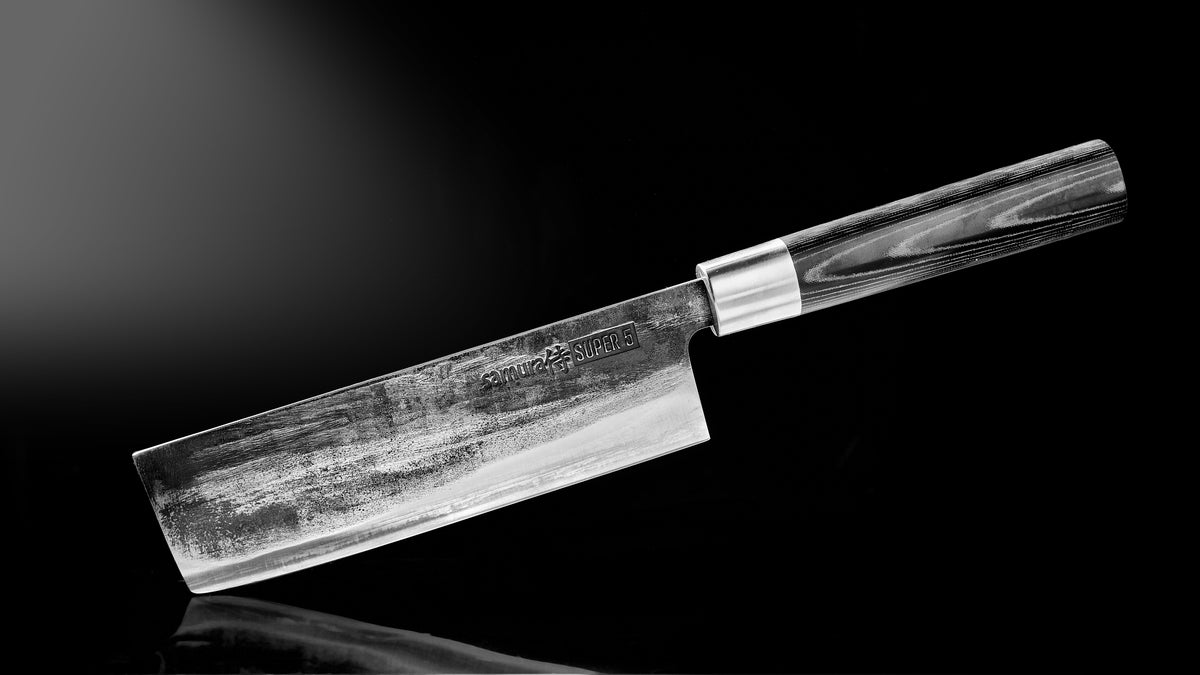 Cuțit Samura Super 5 Nakiri 6.7"/171mm, VG-10 HRC-60