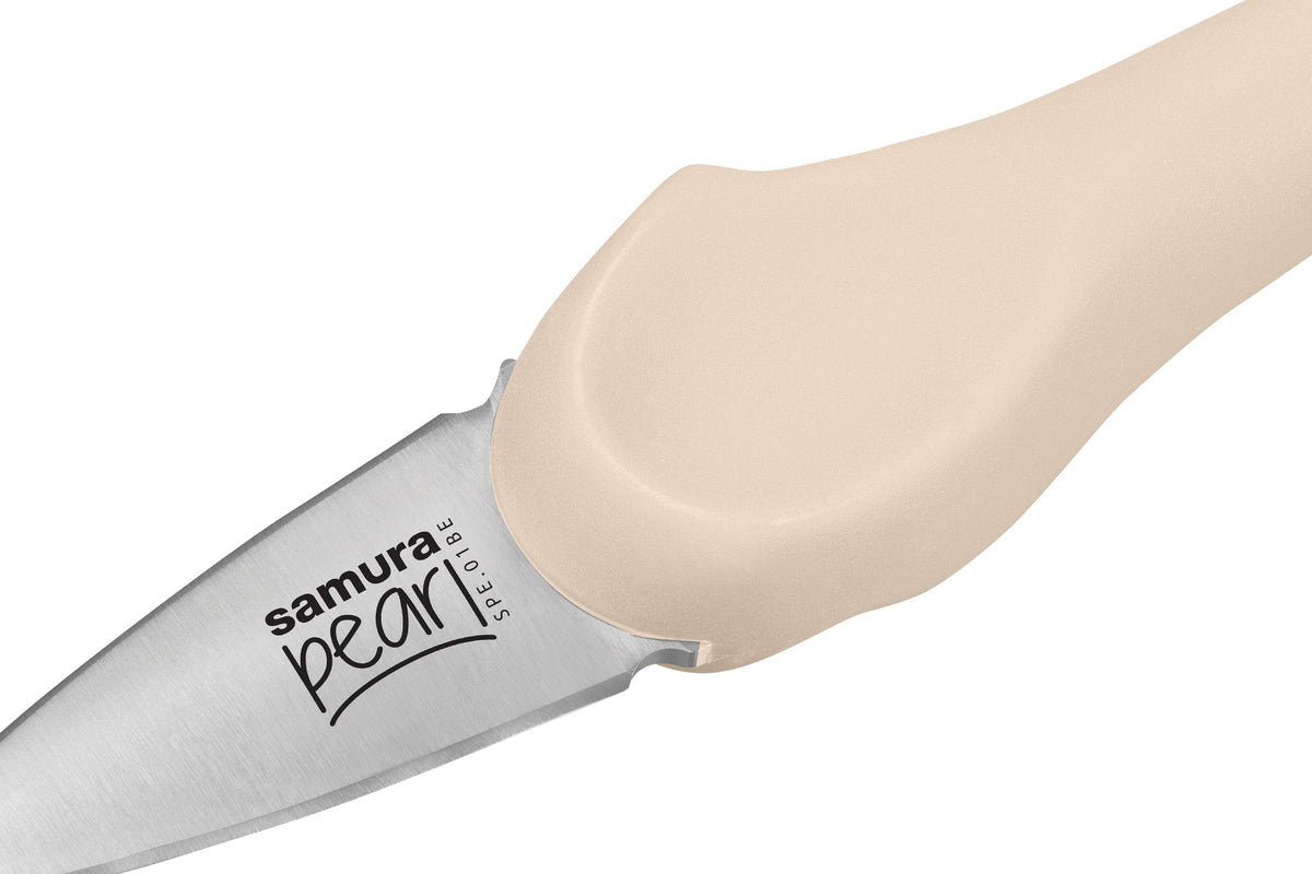 Cuțit Samura Pearl p/u stridii 3.0"/73mm, bej  AUS-8 HRC-59