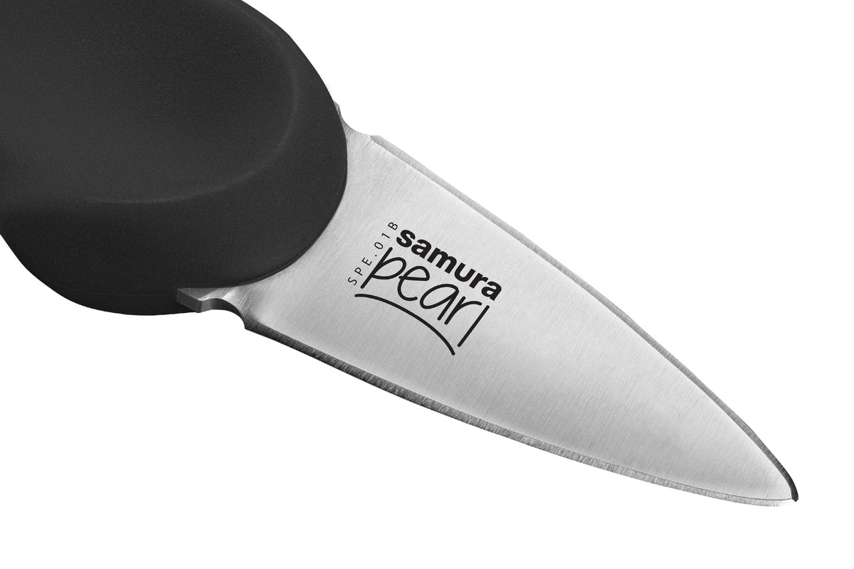 Cuțit Samura Pearl p/u stridii 3.0"/73mm, negru  AUS-8 HRC-59