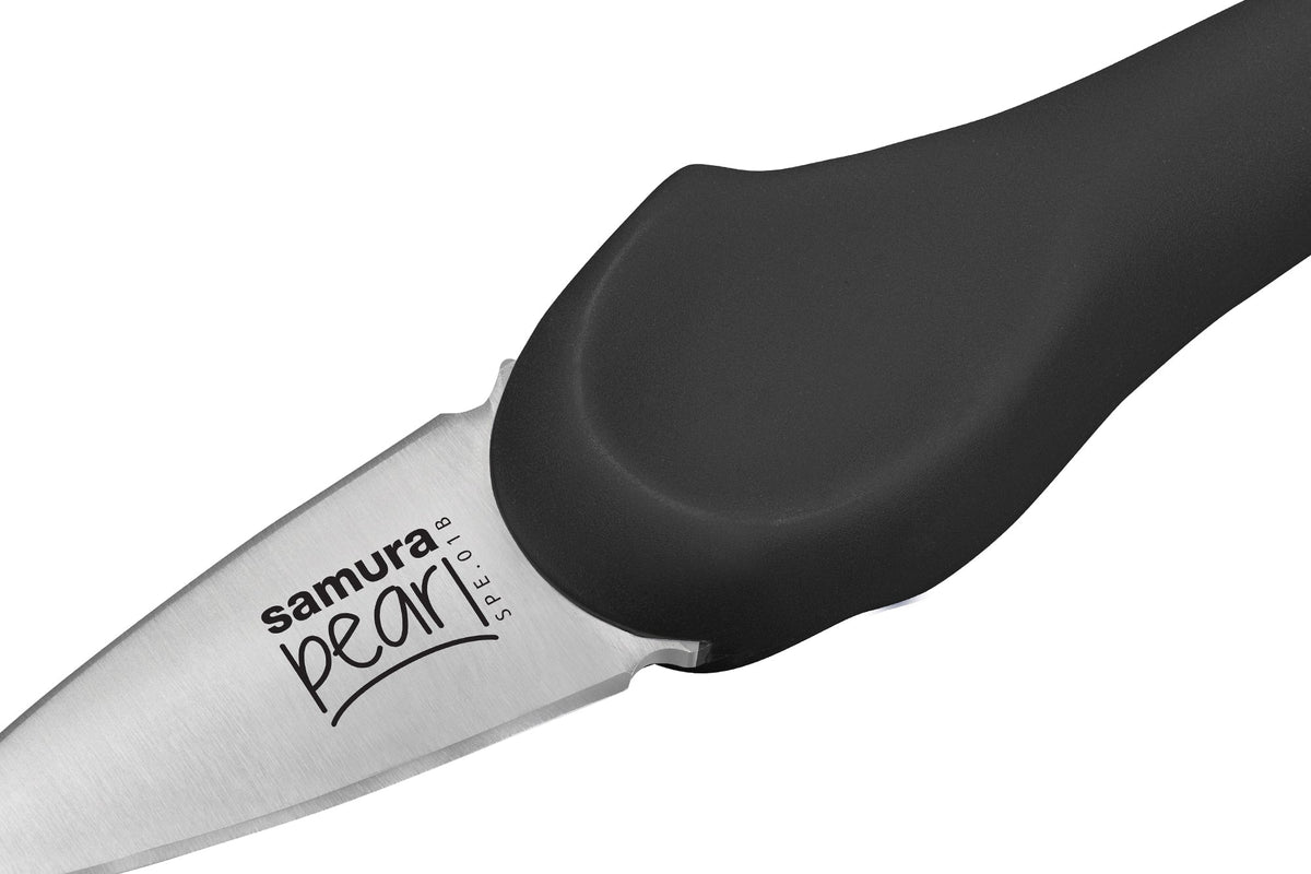 Cuțit Samura Pearl p/u stridii 3.0"/73mm, negru  AUS-8 HRC-59