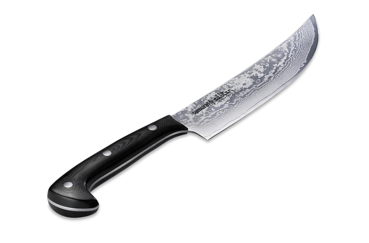 Cuțit Samura pichak Sultan negru 160mm, oțel Damasc VG-10 cu 67 de straturi, HRC-61