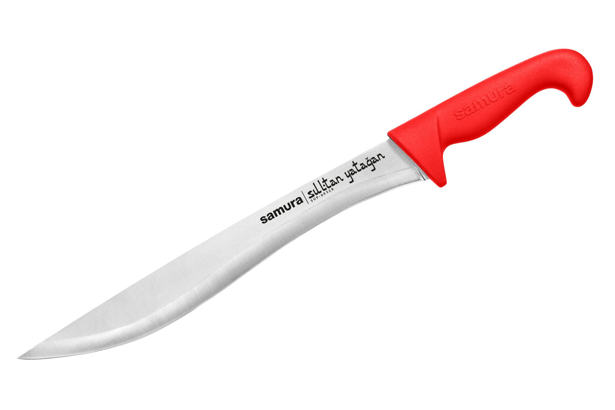 Cuțit Samura Sultan Pro Yatagan miner rosu 11.9"/301mm AUS-8 HRC-59