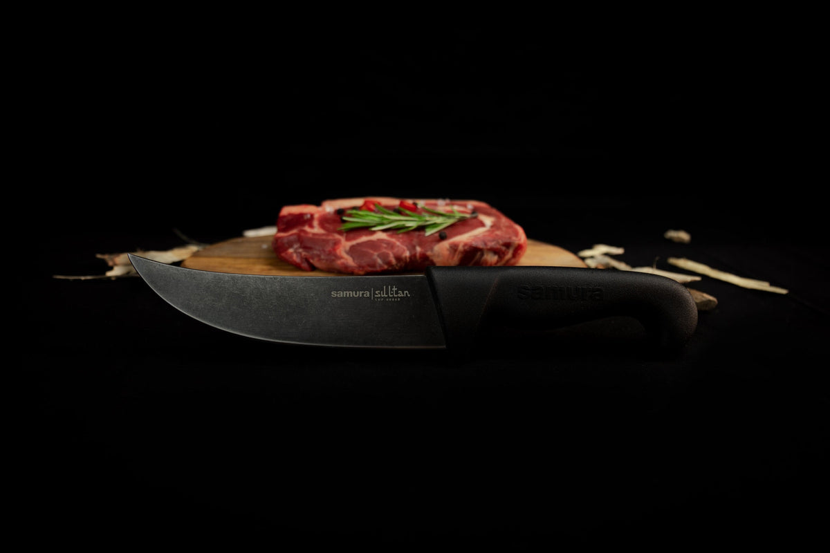 Cuțit Samura Sultan Pro Stonewash Pichak Chef 6.5"/161mm, AUS-8 HRC-59