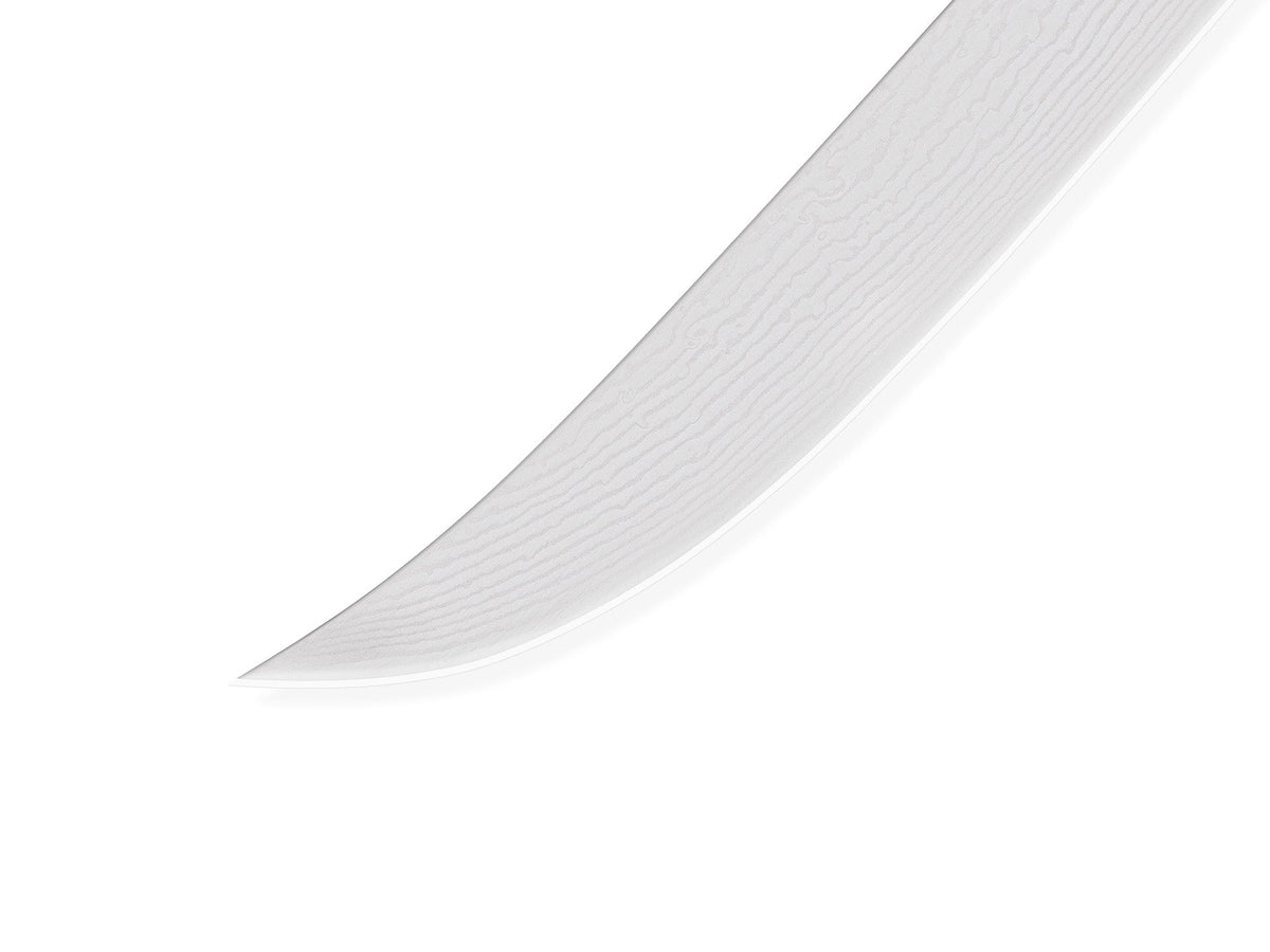 Cuțit Samura pichak Sultan long negru 210mm, oțel Damasc VG-10 67 de straturi, HRC-61