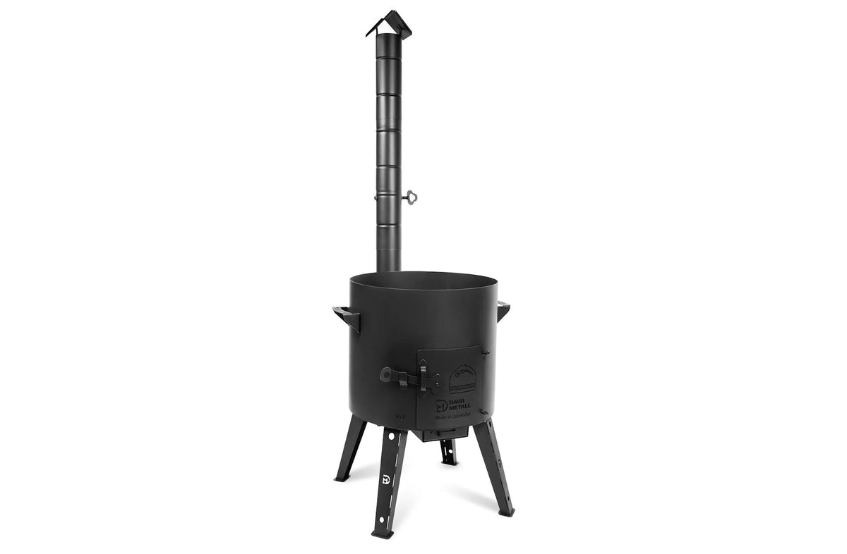 Soba cu cos de fum pentru ceaun 16L