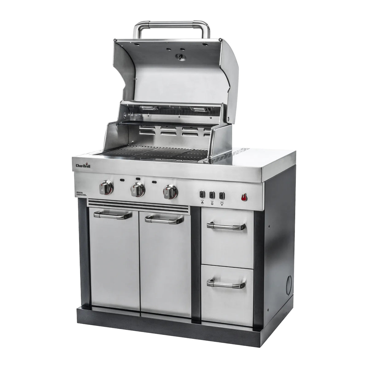 Bucătărie exterioară modulară Char-Broil Ultimate 3200 140906 TRU-Infrared™ – Grătar pe gaz, 3 arzătoare, inox 304 non-magnetic