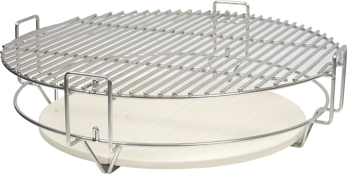 Gratar ceramic pe carbuni Kamado Premium Beta 22 - imagine produs
