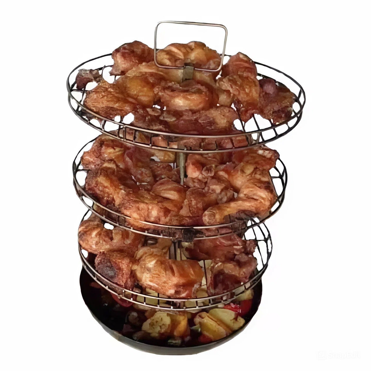 Etajera Premium 3 nivele cu tigaie D27 cm