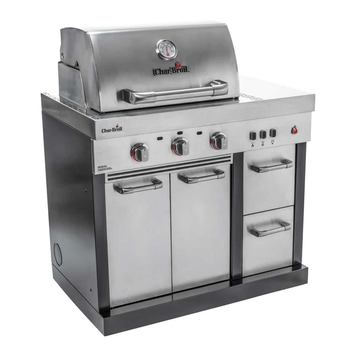 Bucătărie exterioară modulară Char-Broil Ultimate 3200 140906 TRU-Infrared™ – Grătar pe gaz, 3 arzătoare, inox 304 non-magnetic